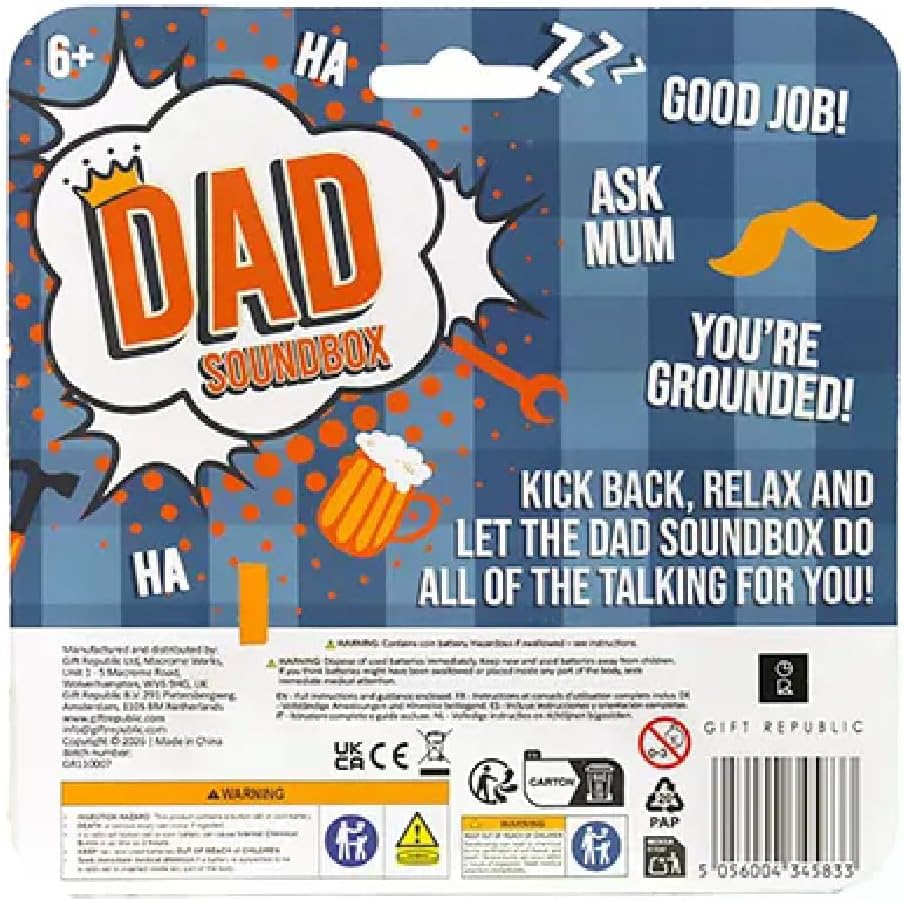 😂 Dad Sound Box – 12 Classic Phrases of Pure Dad Energy! Funny Gag Joke Gift 🎁
