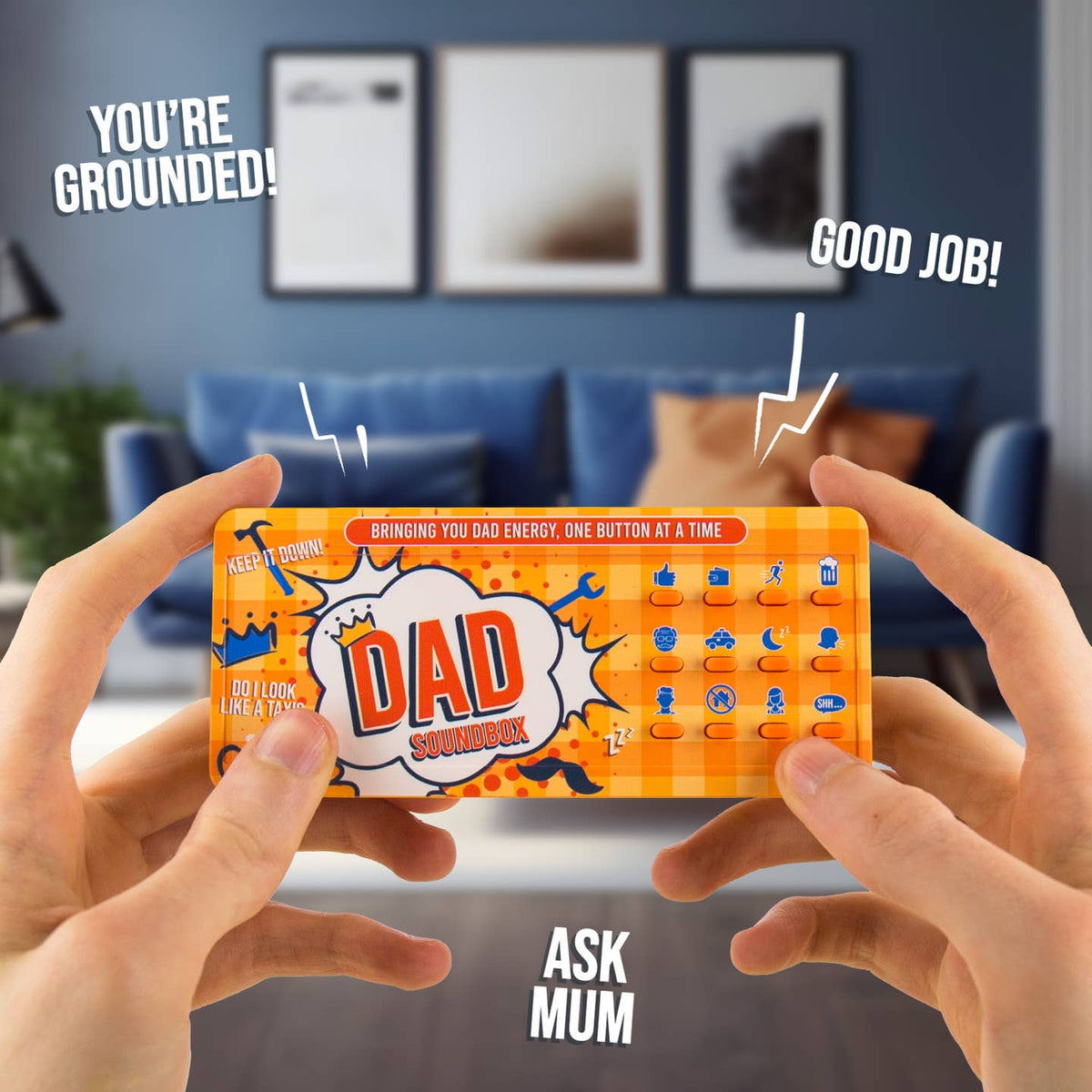 😂 Dad Sound Box – 12 Classic Phrases of Pure Dad Energy! Funny Gag Joke Gift 🎁