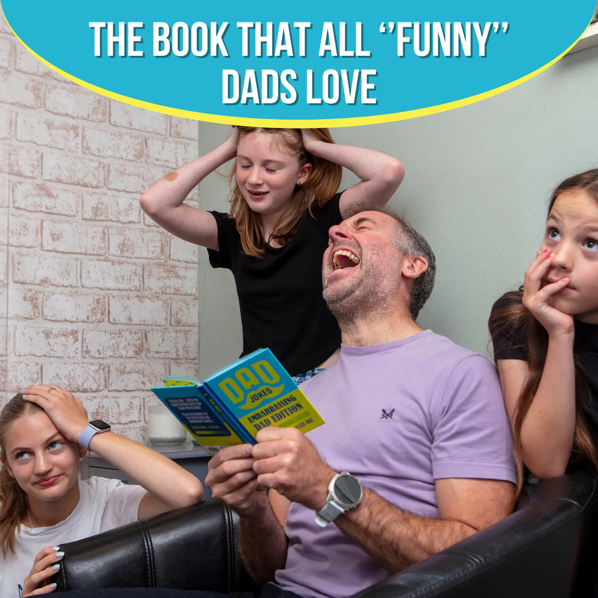 Dad Jokes - Embarrassing Edition Hardcover Book - Hysterical Father's Gag Gift