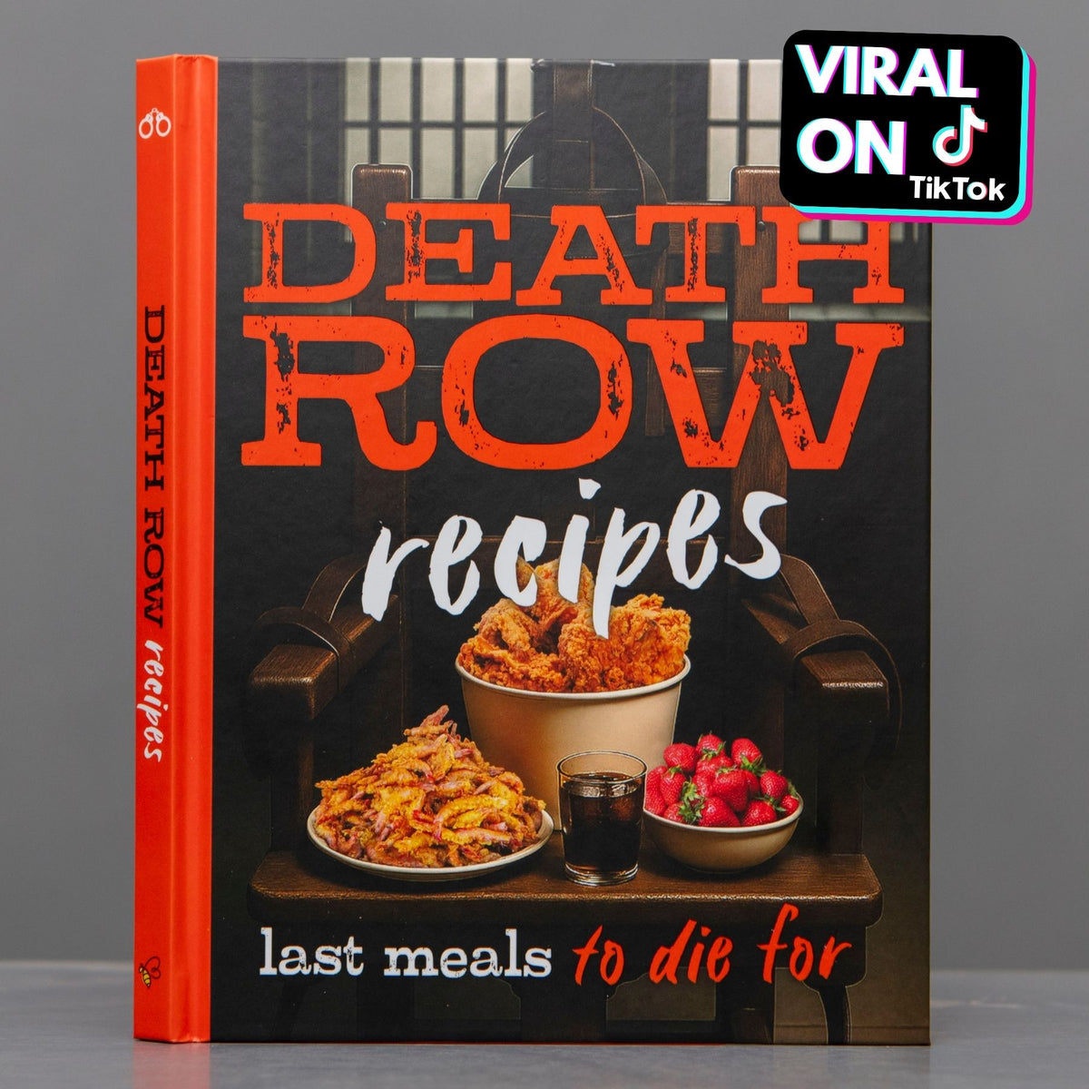 Death Row Recipes 🍽️ Hardcover Cookbook True Crime Last Meals Dark Humor Gift😈
