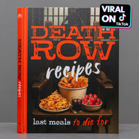 Death Row Recipes 🍽️ Hardcover Cookbook True Crime Last Meals Dark Humor Gift😈