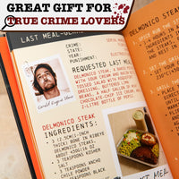 Death Row Recipes 🍽️ Hardcover Cookbook True Crime Last Meals Dark Humor Gift😈