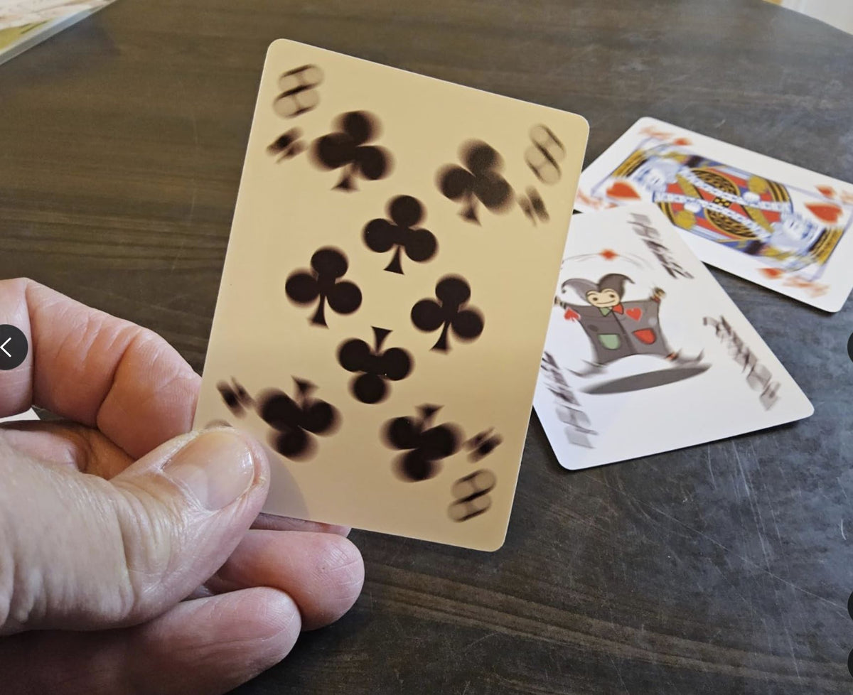 Blurry Deck of Playing Cards - The Ultimate Trick Hilarious Gag Prank Joke Gift