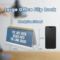 Work-Speak - 50 Daily Messages Desk Table Spiral Flip Book - Funny Office Signs