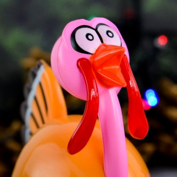 Racing Turkeys - What more can I say?   ~ Hilarious Gag Wind Up Racing Toy Game