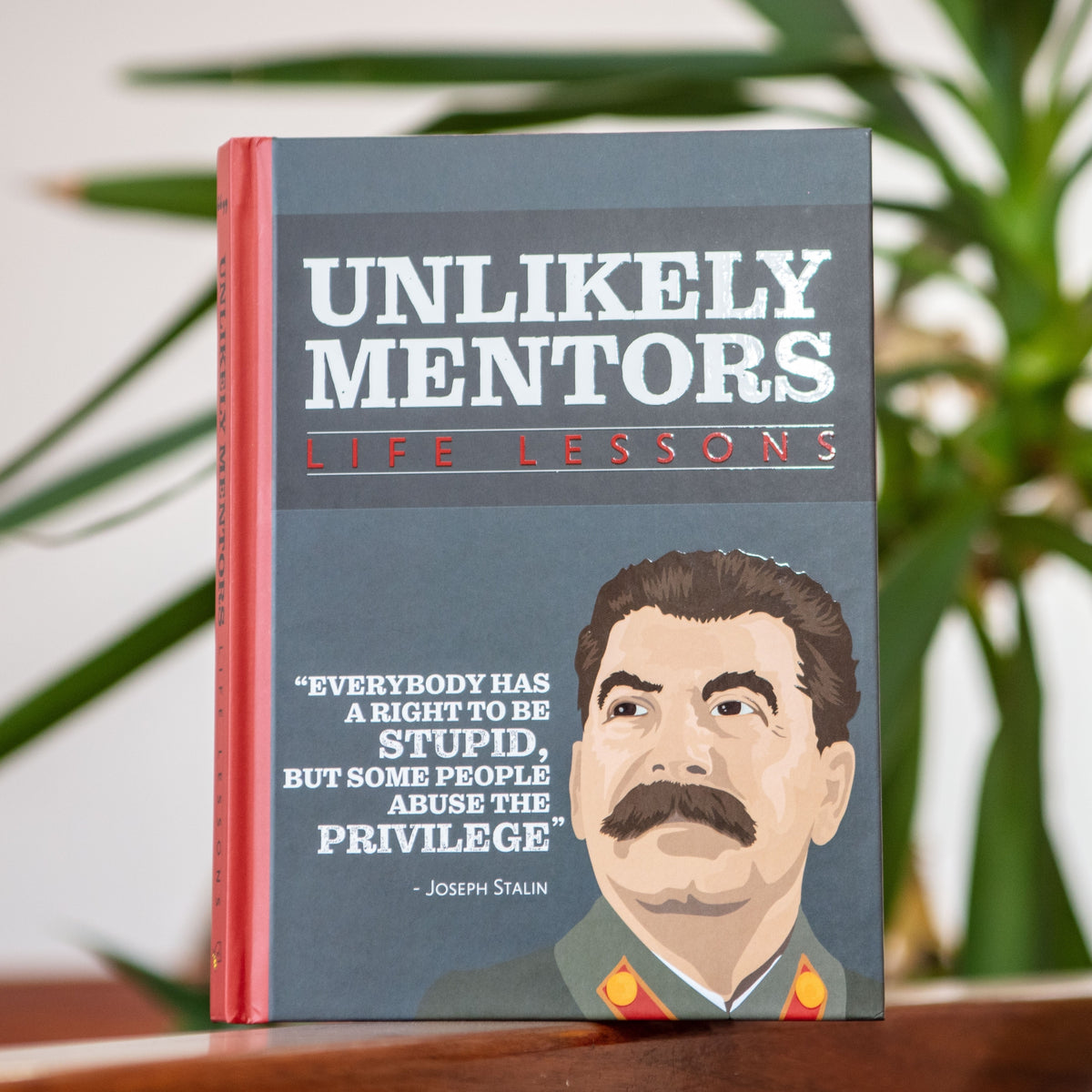 Unlikely Mentors ~ Trump-Hitler-Stalin-Epstein-Putin-Andrew Tate Hardcover Book