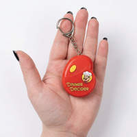 😂Food Dinner Decider Electronic Pocket KeyChain GaG 🍗🍟 20 Dinner Options!🍕🍔
