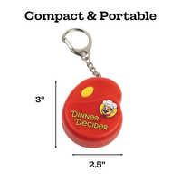 😂Food Dinner Decider Electronic Pocket KeyChain GaG 🍗🍟 20 Dinner Options!🍕🍔