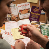 😂Food Dinner Decider Electronic Pocket KeyChain GaG 🍗🍟 20 Dinner Options!🍕🍔