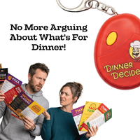 😂Food Dinner Decider Electronic Pocket KeyChain GaG 🍗🍟 20 Dinner Options!🍕🍔