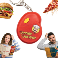 😂Food Dinner Decider Electronic Pocket KeyChain GaG 🍗🍟 20 Dinner Options!🍕🍔