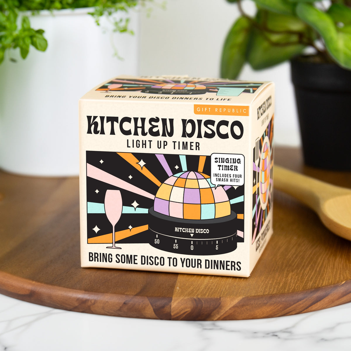 ⏱️ Kitchen Disco Timer – Light-Up 60-Minute Cooking Gadget ✨ USB Rechargeable 🎁