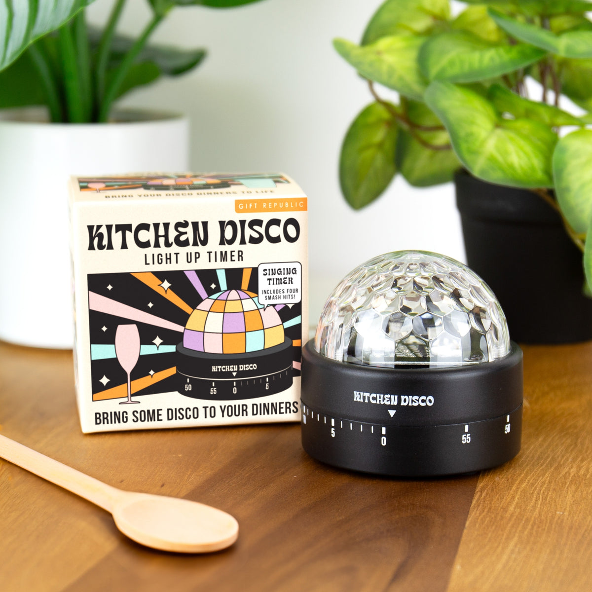 ⏱️ Kitchen Disco Timer – Light-Up 60-Minute Cooking Gadget ✨ USB Rechargeable 🎁