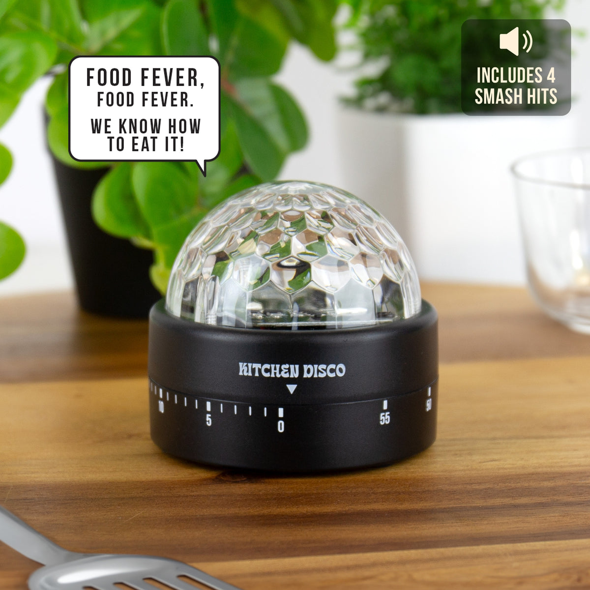 ⏱️ Kitchen Disco Timer – Light-Up 60-Minute Cooking Gadget ✨ USB Rechargeable 🎁