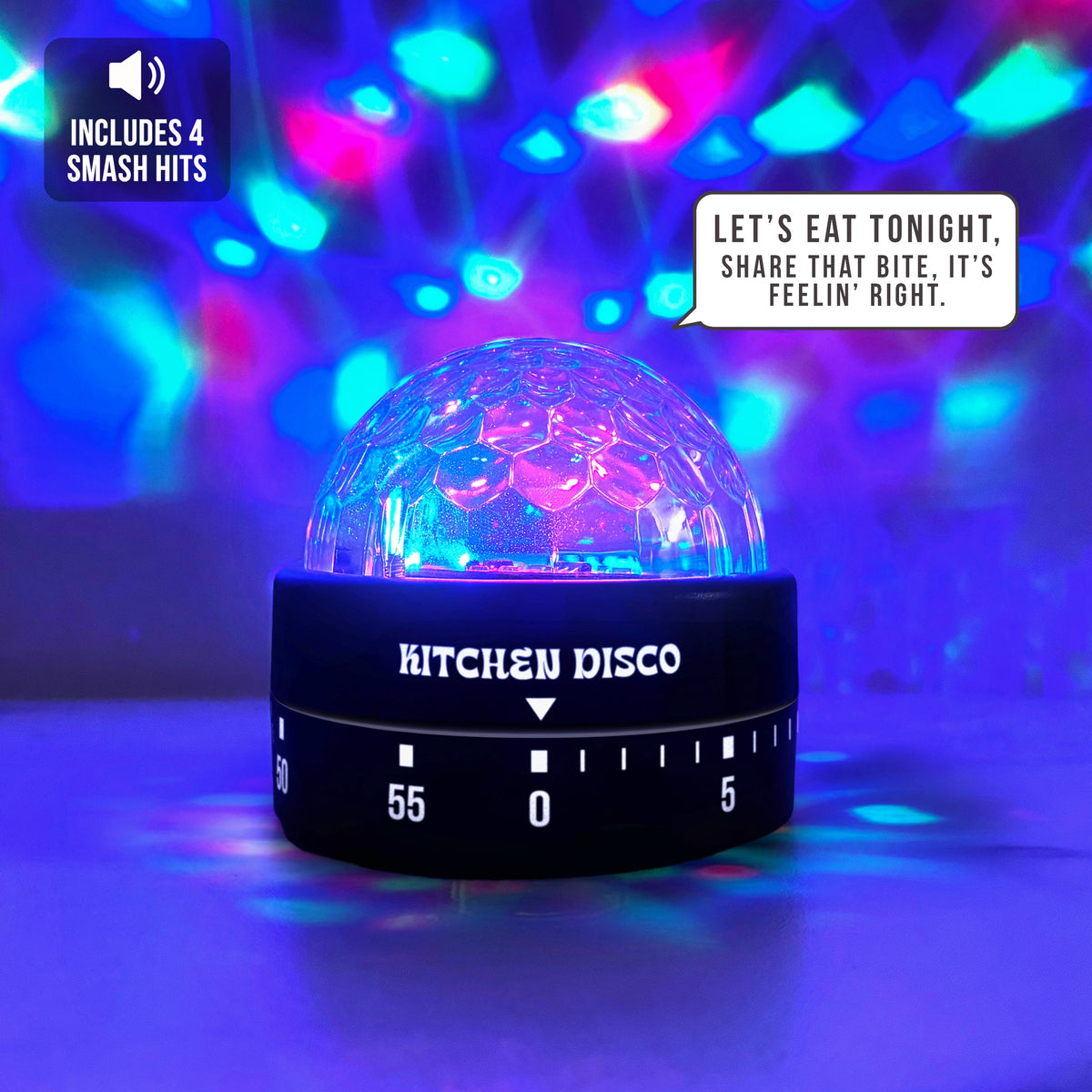 ⏱️ Kitchen Disco Timer – Light-Up 60-Minute Cooking Gadget ✨ USB Rechargeable 🎁