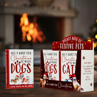 "All I Want For Christmas Is More Dogs" Hardcover Book Gift for Dog Lovers!