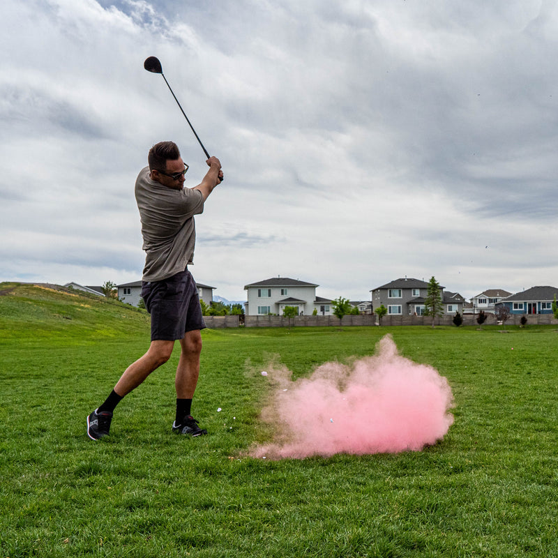 Gender Reveal Golf Ball - Blue Exploding Powder - It’s a Girl