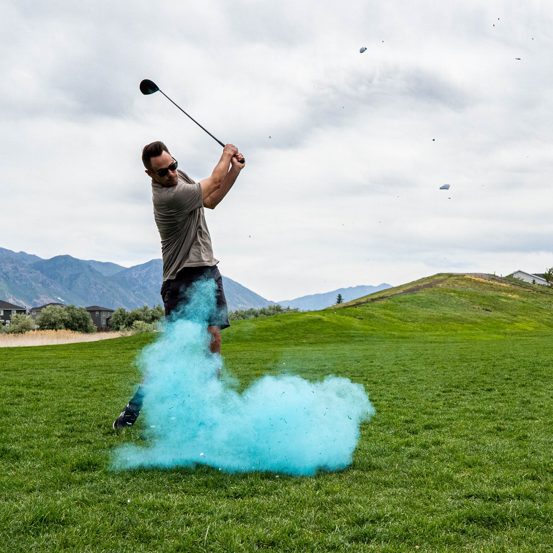 Gender Reveal Golf Ball - Blue Exploding Powder - It’s a Boy