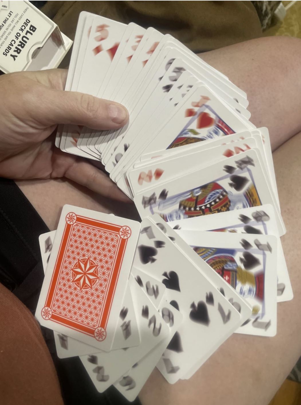 Blurry Deck of Playing Cards - The Ultimate Trick Hilarious Gag Prank Joke Gift