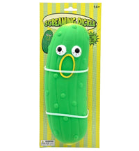 GIANT SCREAMING PICKLE - Squeaking Sound Noise ~ Stress Squeeze Gag Gift Dog Toy