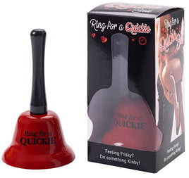 Ring for a Quickie Hand Bell -  Home Kitchen Bar Pub Office Desk Room Adult Gift