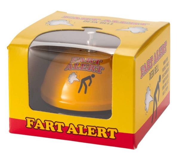 Fart Alert Desk Bell 💨🔔 Funny Gag Gift for Men Dad Office Kitchen Stink Prank