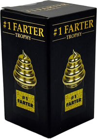 🏆💨 "#1 Farter" Trophy – Because Legends Leave a Stink Behind!😂Golden Gag Gift
