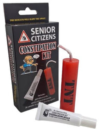 Senior Citizens Constipation Kit - Over the Hill - Old Birthday Gag Joke Gift