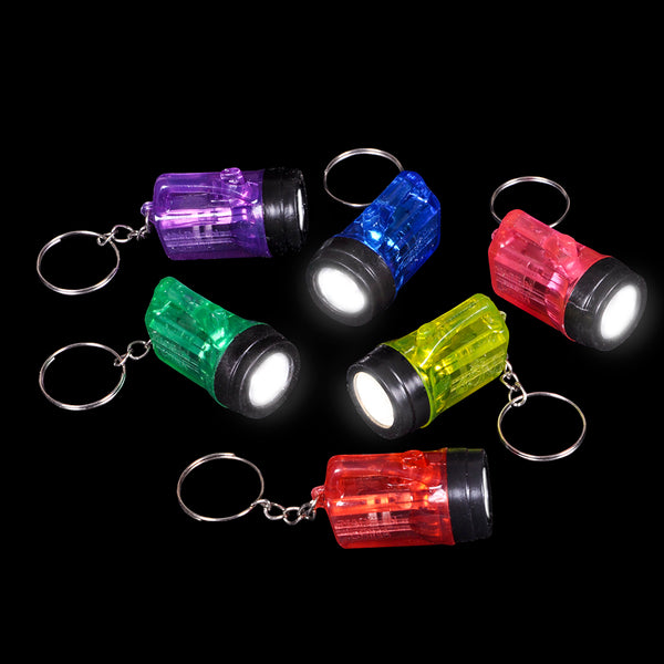 144 Flashlight Keychains - Fun Novelty Party Favor Gifts (wholeale 12 dozen)