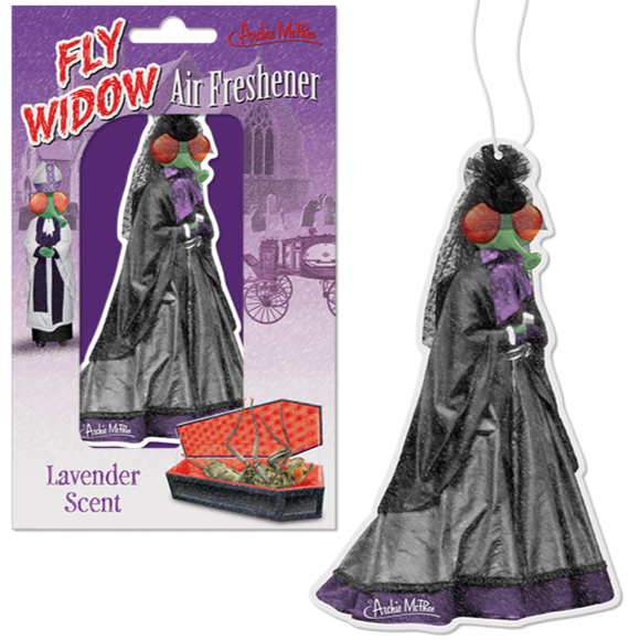 FLY WIDOW Alien Bug Looking Car Air Freshner (Lavender Scent) - Archie McPhee