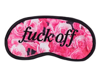 FU#% OFF Sleep Mask - Rose Floral Sleeping Eye Blindfold Soft EyeMask