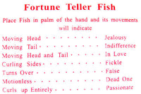 12 Fortune Telling Fish - Miracle Teller Palm Reading - gag party toy gifts