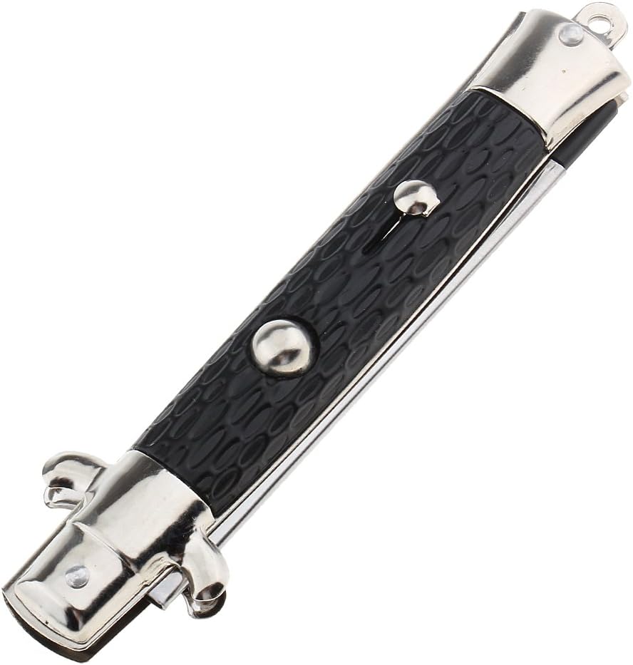 Push Button Pocket Comb – Fake Switchblade Style Folding Hair Comb