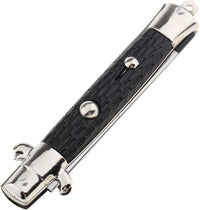 Push Button Pocket Comb – Fake Switchblade Style Folding Hair Comb