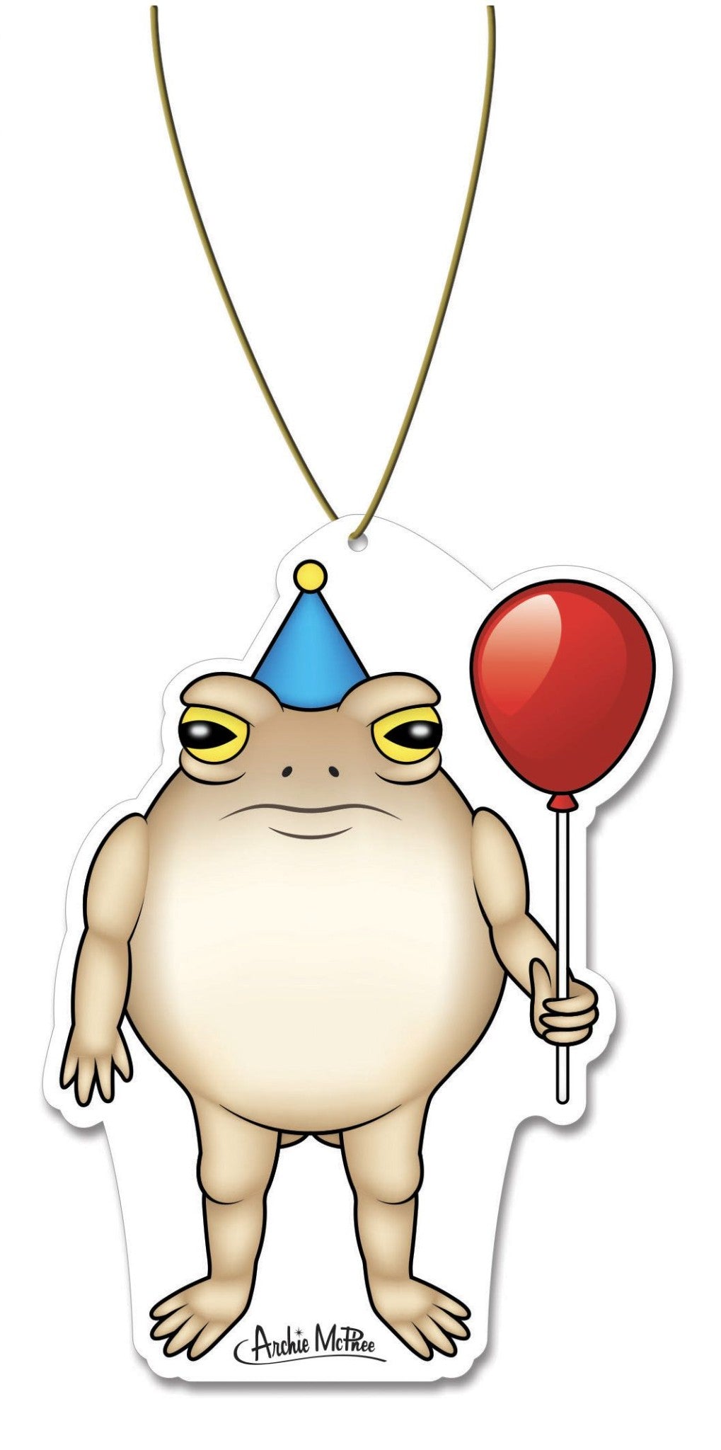 🎉 Party Frog Air Freshener – Your Car’s New BFF! 🐸🎈 Birthday Cake Sent 🍰