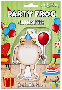 🎉 Party Frog Air Freshener – Your Car’s New BFF! 🐸🎈 Birthday Cake Sent 🍰