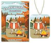 🐸 Forest Frog Camping Air Freshener S’mores Scent Car Outdoors - Archie McPhee