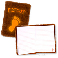 BIGFOOT Fuzzy Notebook - Sasquatch Journal Sketchbook Diary - Archie McPhee