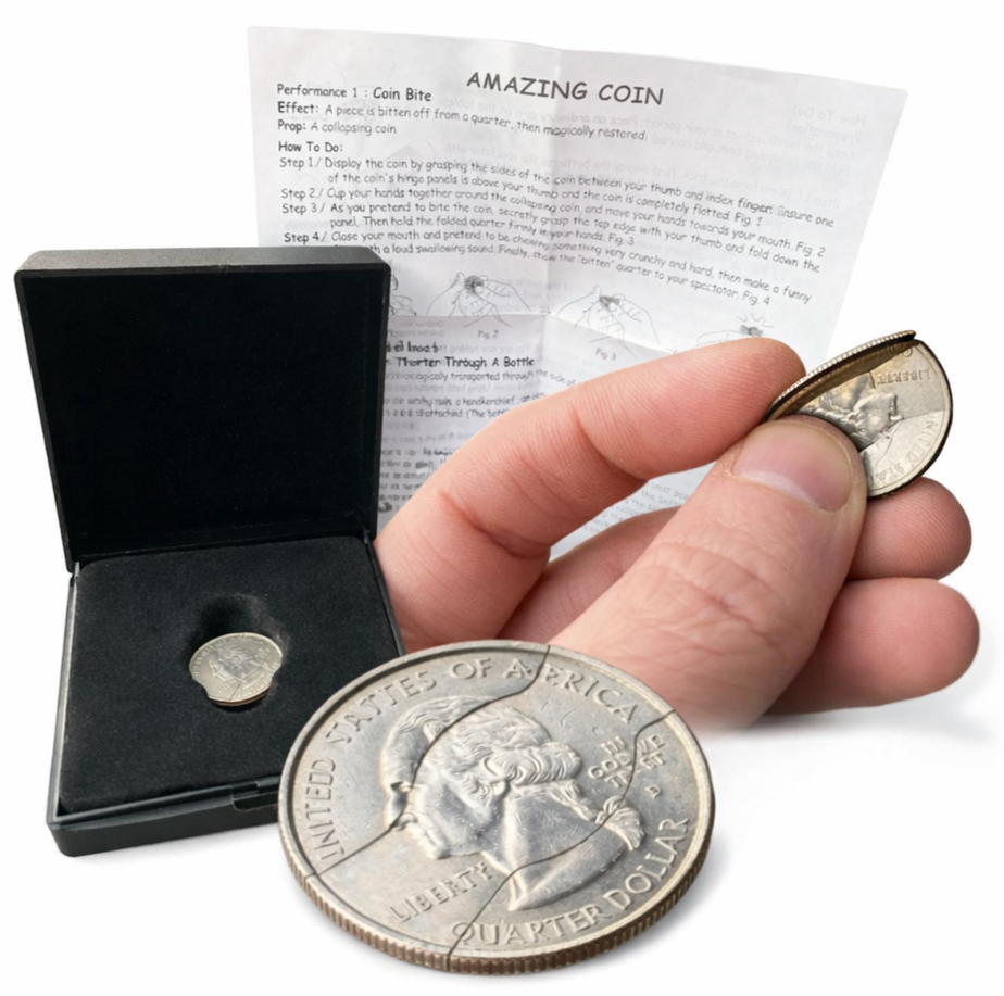 🎩✨ Ultimate Metal Magic Set – 3 Legendary Coin Tricks in One Bundle! ✨