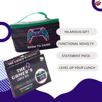 Share 🎮 Born to Game Lunch Bag – Funny Gamer Gaming Lunch Box Insulated Cooler Gift🎁