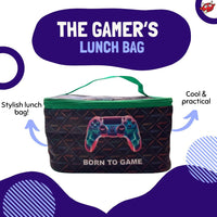 Share 🎮 Born to Game Lunch Bag – Funny Gamer Gaming Lunch Box Insulated Cooler Gift🎁
