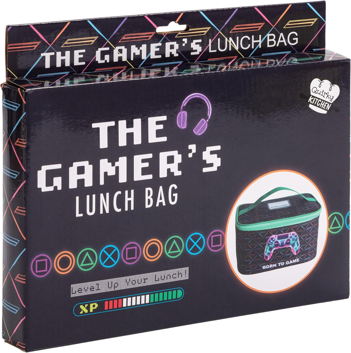 Share 🎮 Born to Game Lunch Bag – Funny Gamer Gaming Lunch Box Insulated Cooler Gift🎁