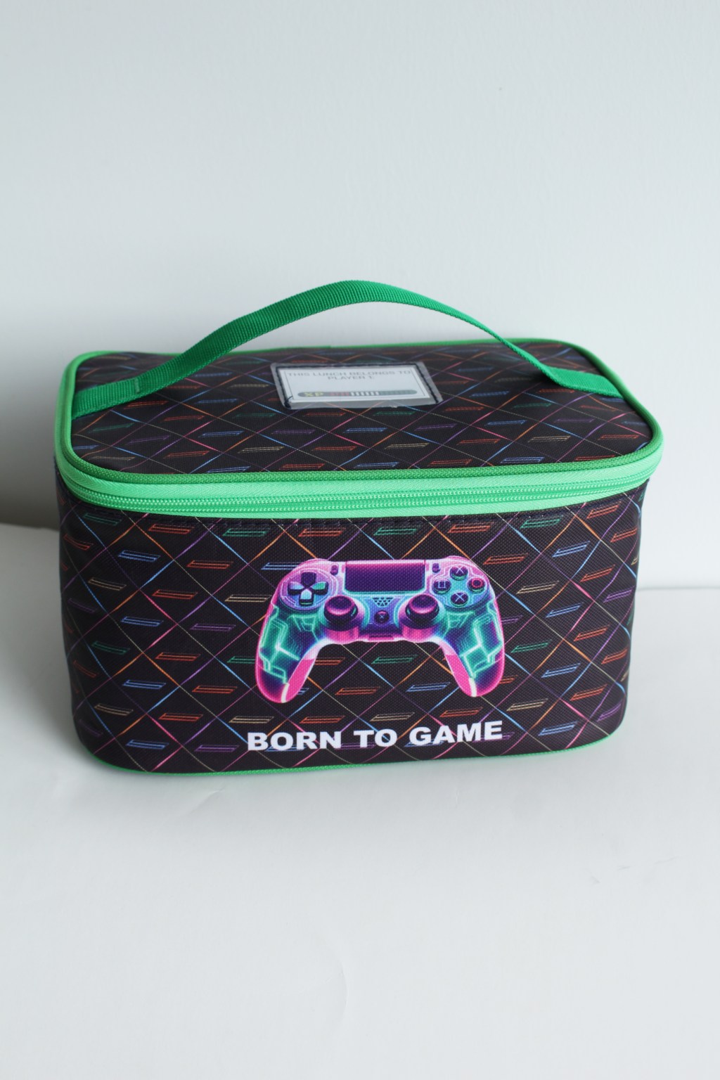 Share 🎮 Born to Game Lunch Bag – Funny Gamer Gaming Lunch Box Insulated Cooler Gift🎁
