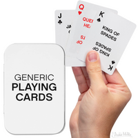 1 Deck of Generic Boring Playing Cards - Nothing Special Here! - Archie McPhee