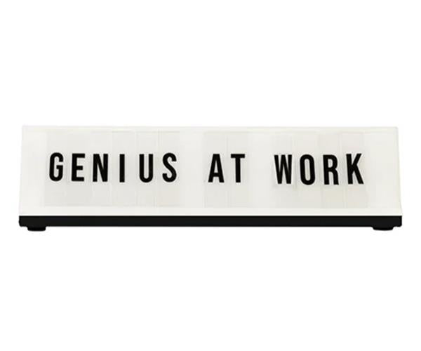 💡 Custom Light-Up Desk Plaque – Personalised LED Messages USB Office Boss Gift