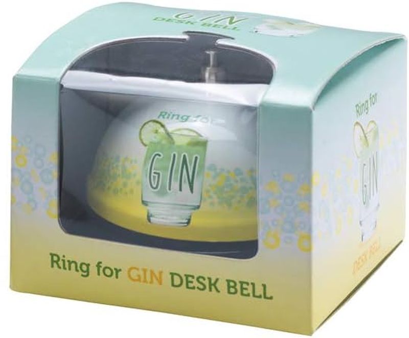 Ring For Gin Desk Bell - Fancy Kitchen Bar Pub Office Room