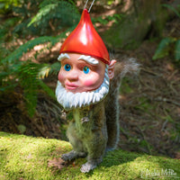 Squirrel Feeder Gnome Head - Wildlife Garden Outdoor Home Gift ~ Archie McPhee