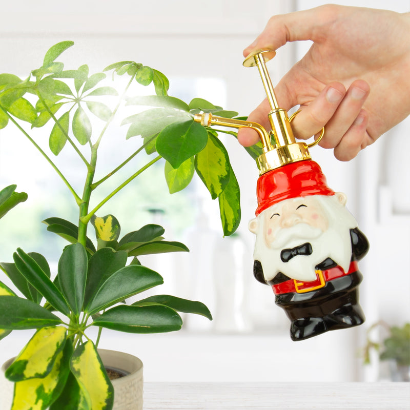 Ceramic Gnome Statue Plant Spray Mister  💦 Funny Cute Garden Houseplant Decor