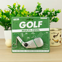 ⛳️🔥 Golf Multi-Tool – 7-in-1 Pocket Caddie Gadget Bottle Opener Keychain Gift🎁