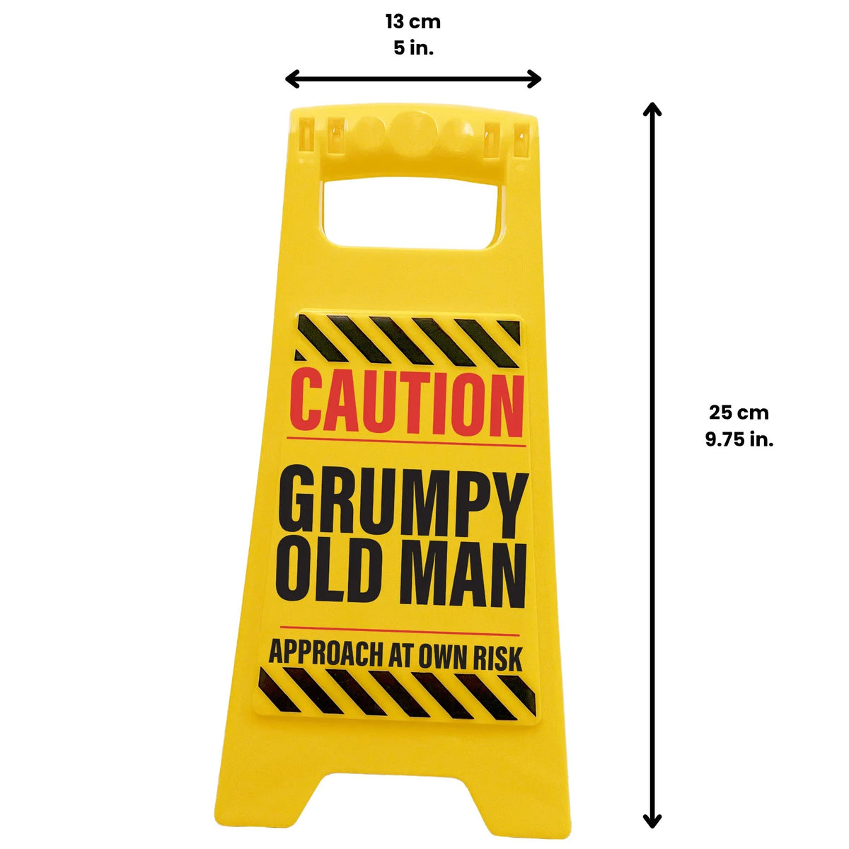 😠 Caution Grumpy Old Man Desk Sign ⚠️ Funny Home Work Office Gag Gift 📛